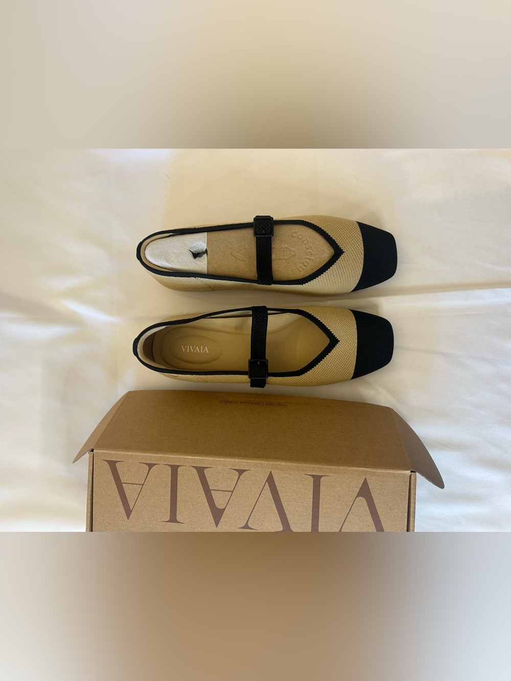VIVAIA Square-Toe Mary Janes (Margot Mary Jane) Size 40 (9) Brand New Inbox - Picture 5 of 5